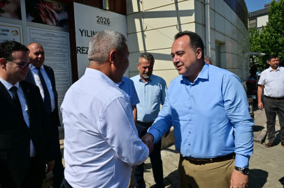 Başkan Dutlulu Salihli’de muhtarlarla buluştu