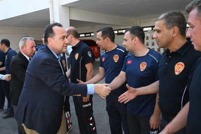 Manisa İtfaiyesi'ne Başkan Dutlulu'dan özel teşekkür