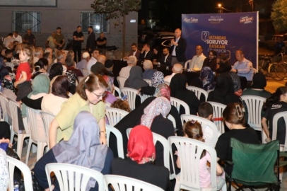 Bursa İnegöl'de Başkan Taban Kemalpaşa sakinlerini dinledi