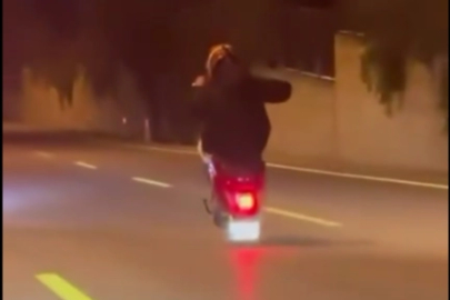 Denizli’de akrobatik sürücüye gereği yapıldı!