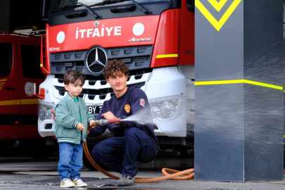 Kocaelili minikler itfaiyecilik mesleğini yakından tanıdı