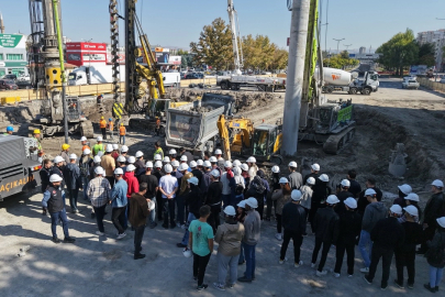 Kayseri Büyükşehir şantiyelerini inşaat öğrencileri için açtı