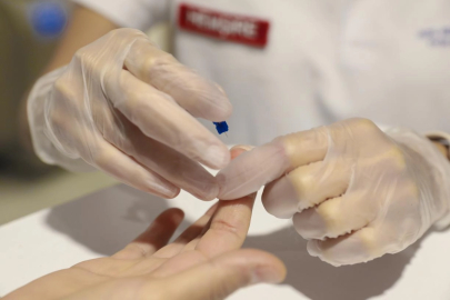 Mersin'de personeli şeker ölçümü yapıldı