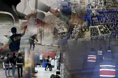 81 ilde sahte alkole büyük darbe... Son 1 haftada 91 bin litreden fazla kaçak içki