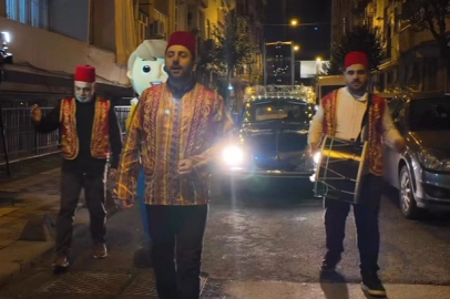 Esenler’de davullu vosvoslar sokaklarda