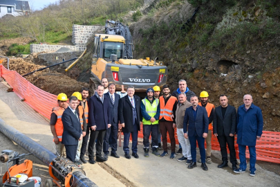 Trabzon Akçaabat’ta içme suyu altyapısı güçleniyor