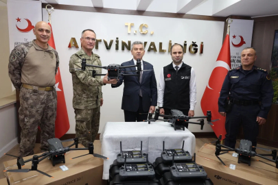 Artvin’de 4 termal drone göreve başladı